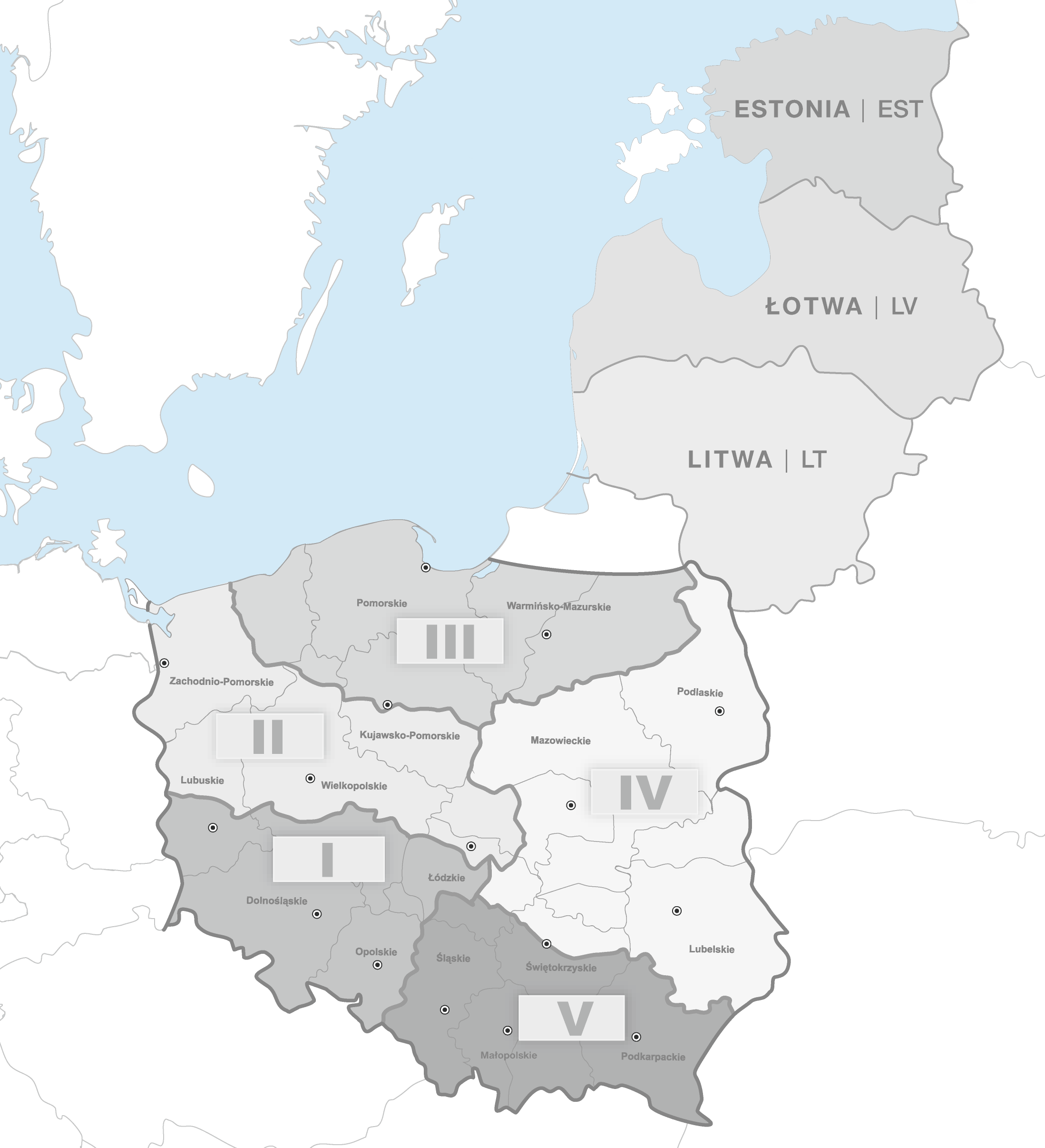 Mapka Regionov
