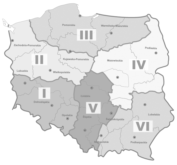 Mapka Regionov